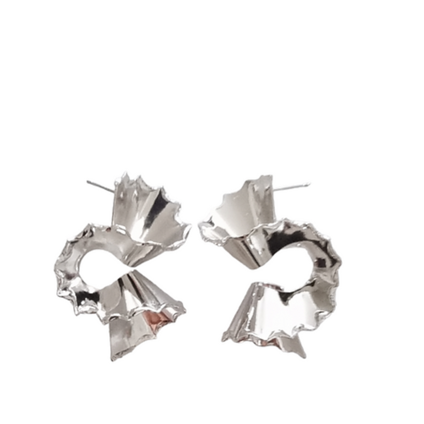 עגילי כסף גדולים