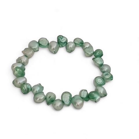 זוג צמיד פנינים בירוק