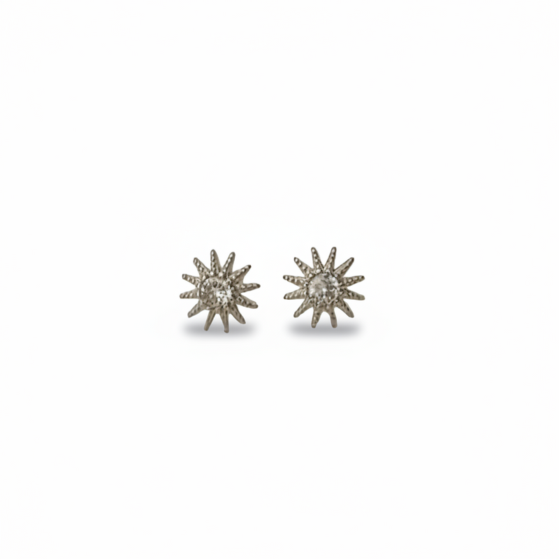 עגילי כסף  צמודים כסף 925
